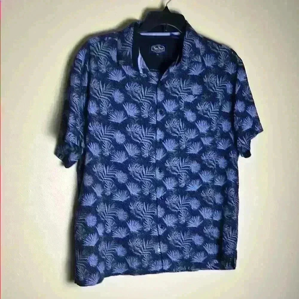 Nat Nest dressing, floral , vacation , Office men shirt.